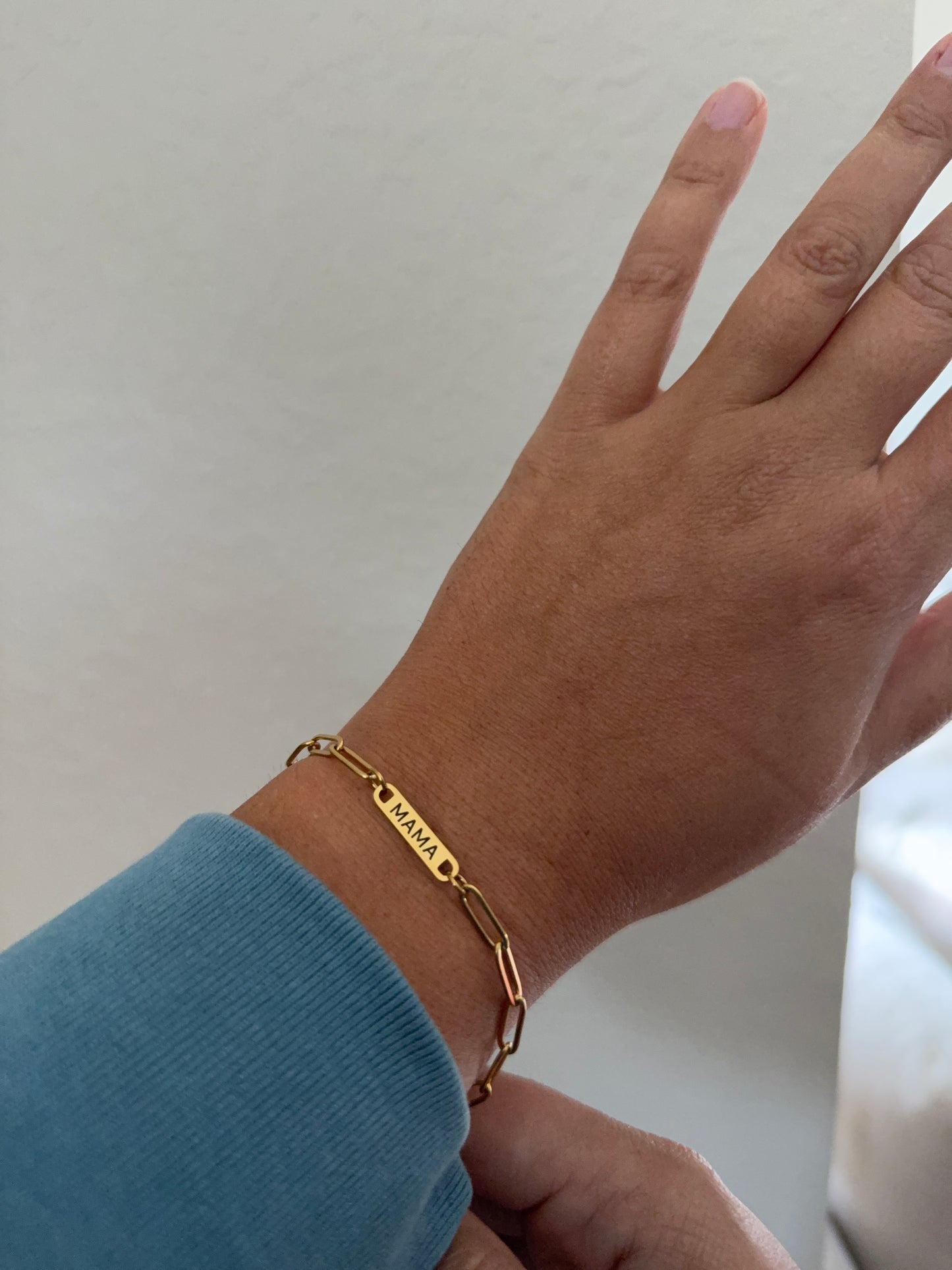 MAMA Paperclip Bracelet