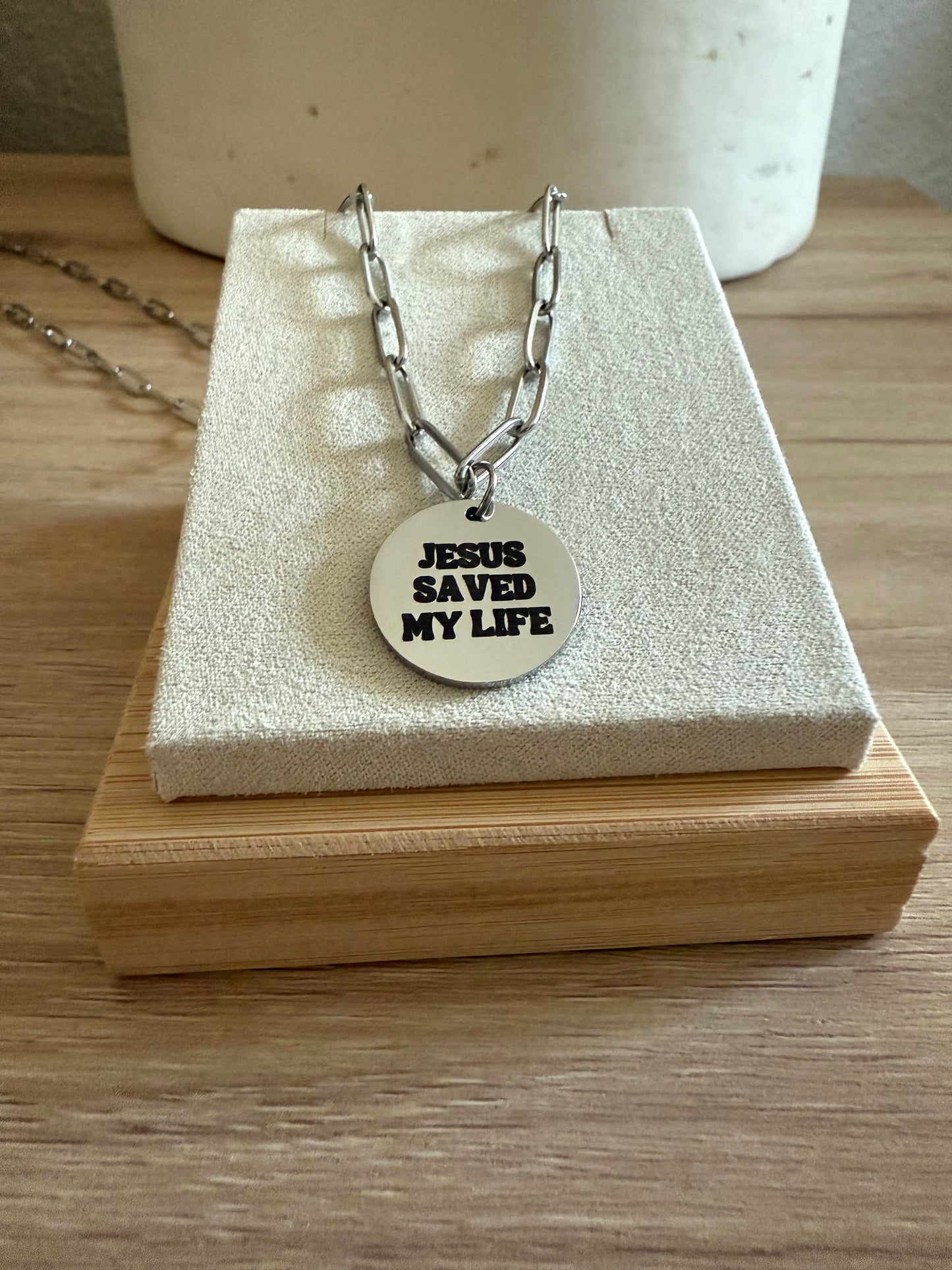 JESUS SAVES Engraved Disc