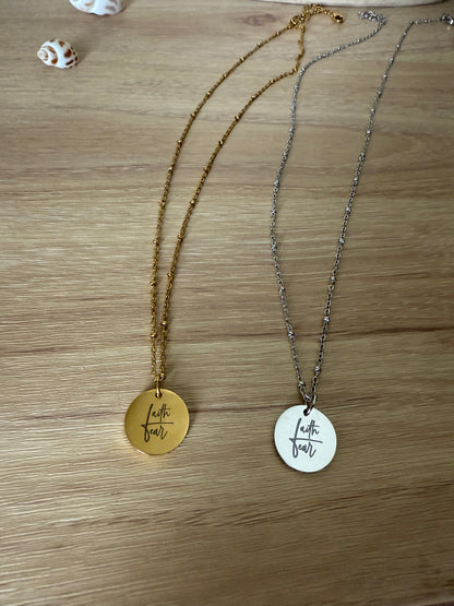 FAITH OVER FEAR Necklace