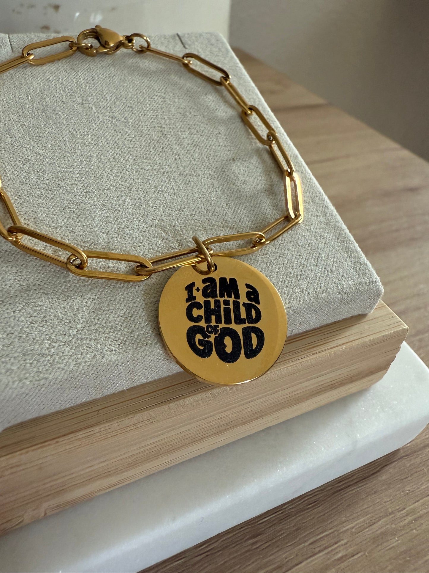 CHILD OF GOD Paperclip Bracelet