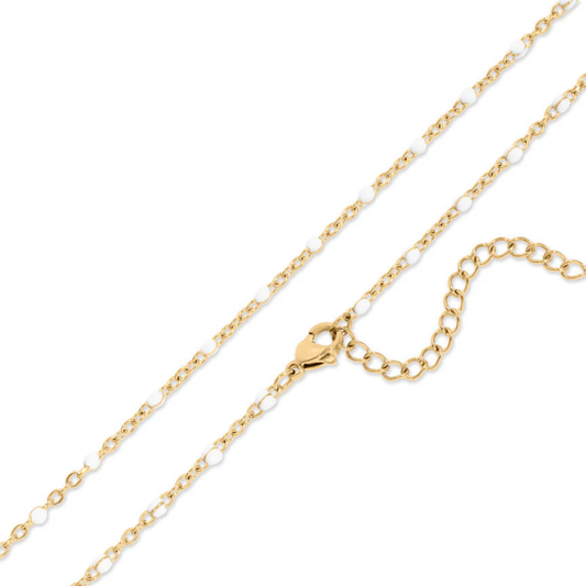 White “Light” Stacker Necklace