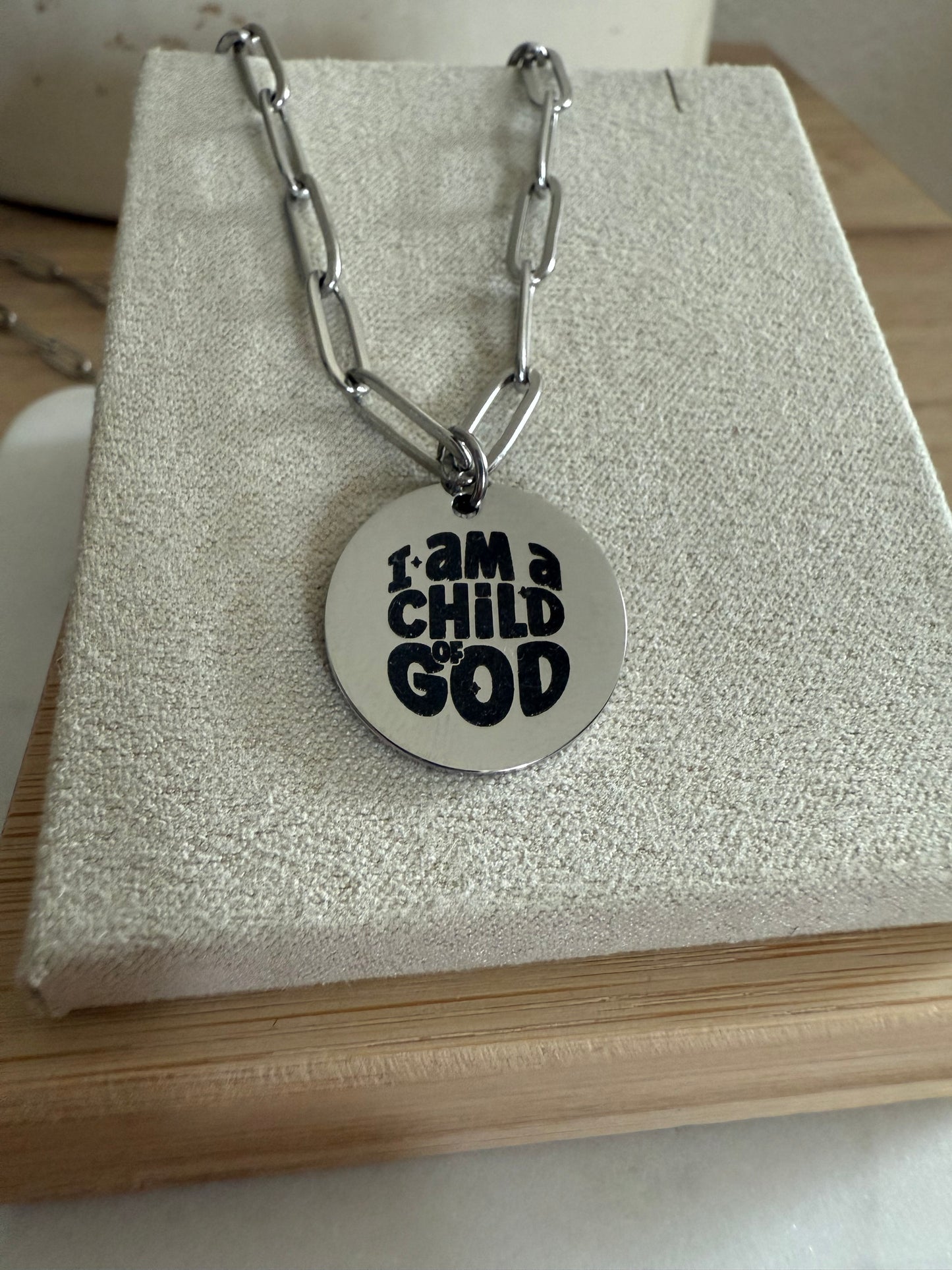 CHILD OF GOD Paperclip Necklace
