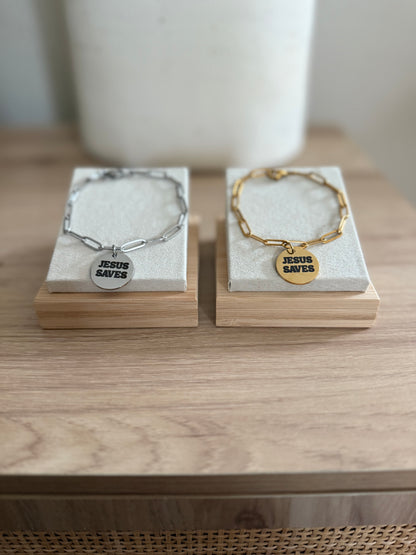 JESUS SAVES Engraved Disc