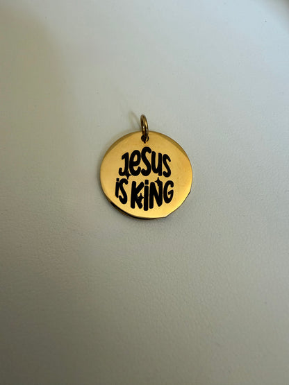 Jesus Is King Engraved Disc