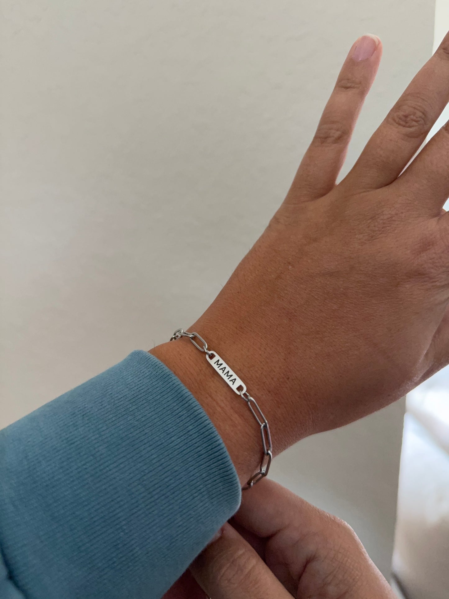 MAMA Paperclip Bracelet