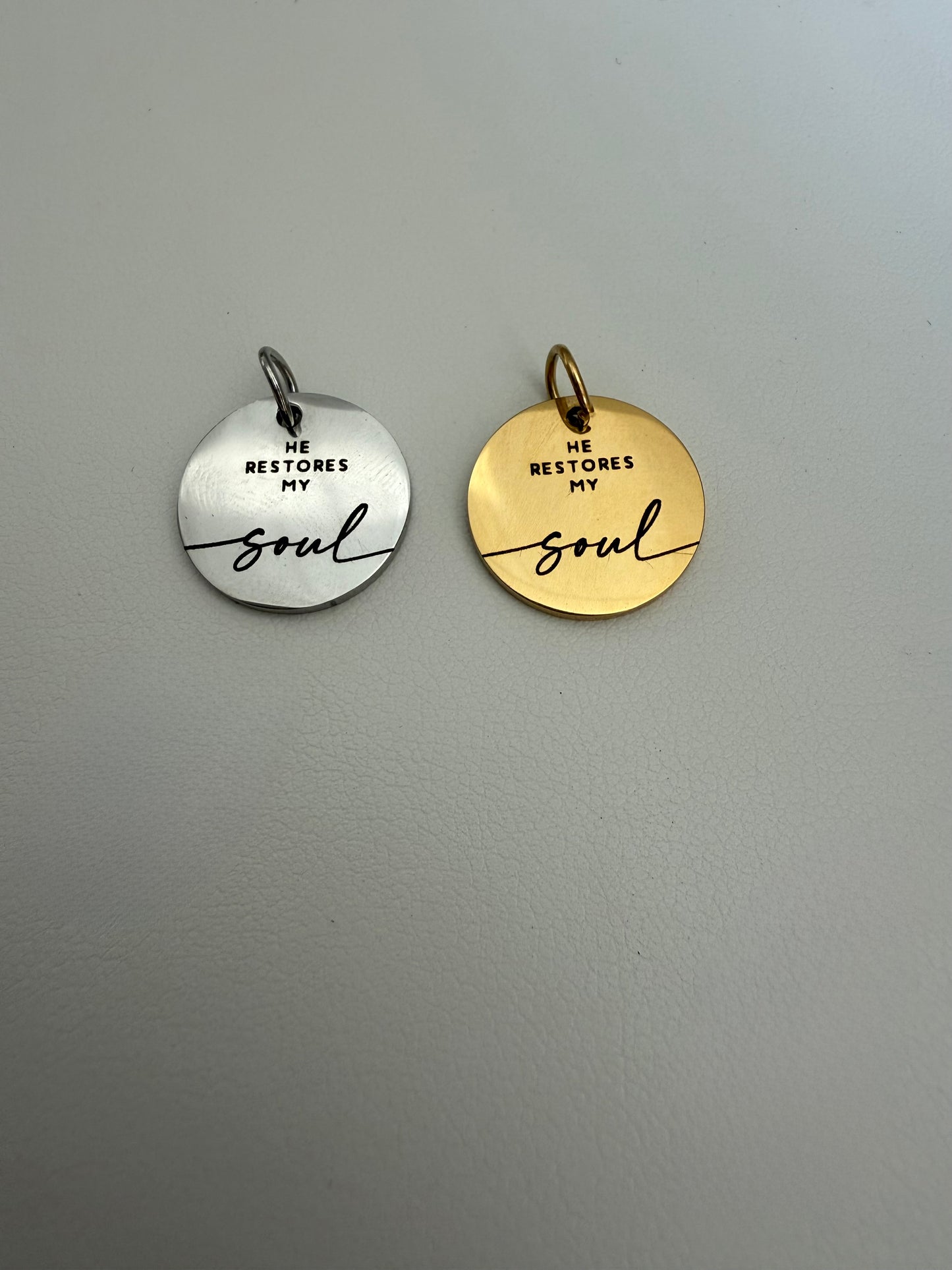 He Restores My Soul Engraved Disc