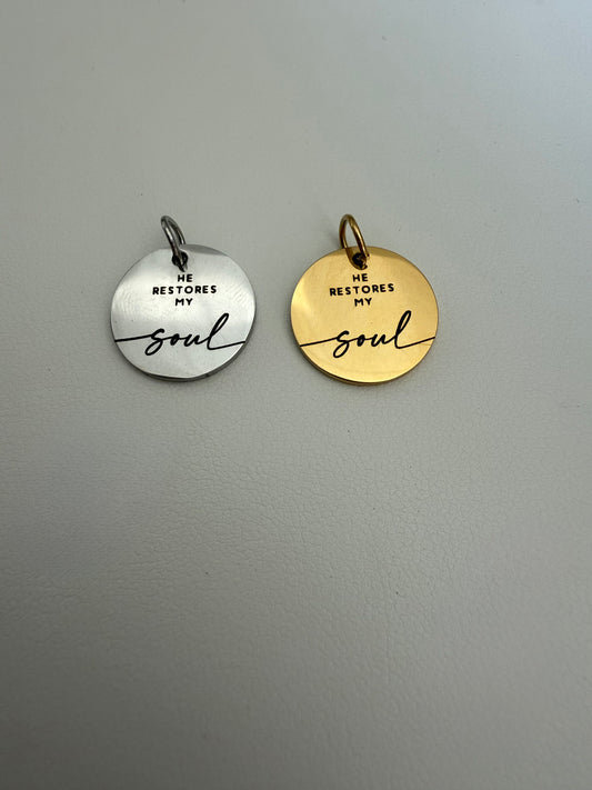 He Restores My Soul Engraved Disc