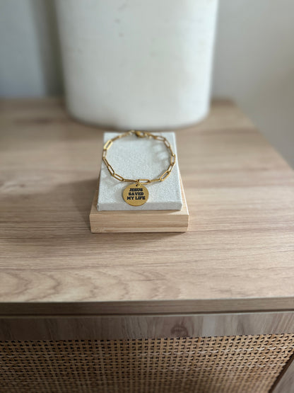 JESUS SAVES Engraved Disc