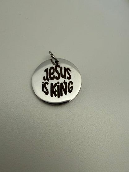 Jesus Is King Engraved Disc