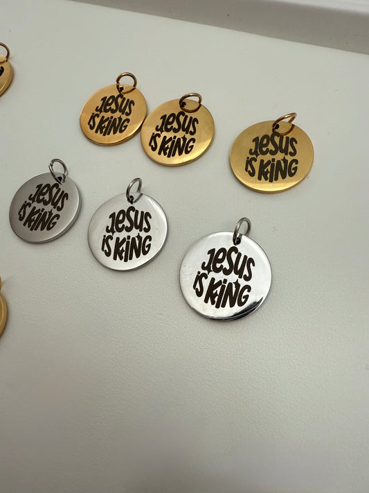 Jesus Is King Engraved Disc