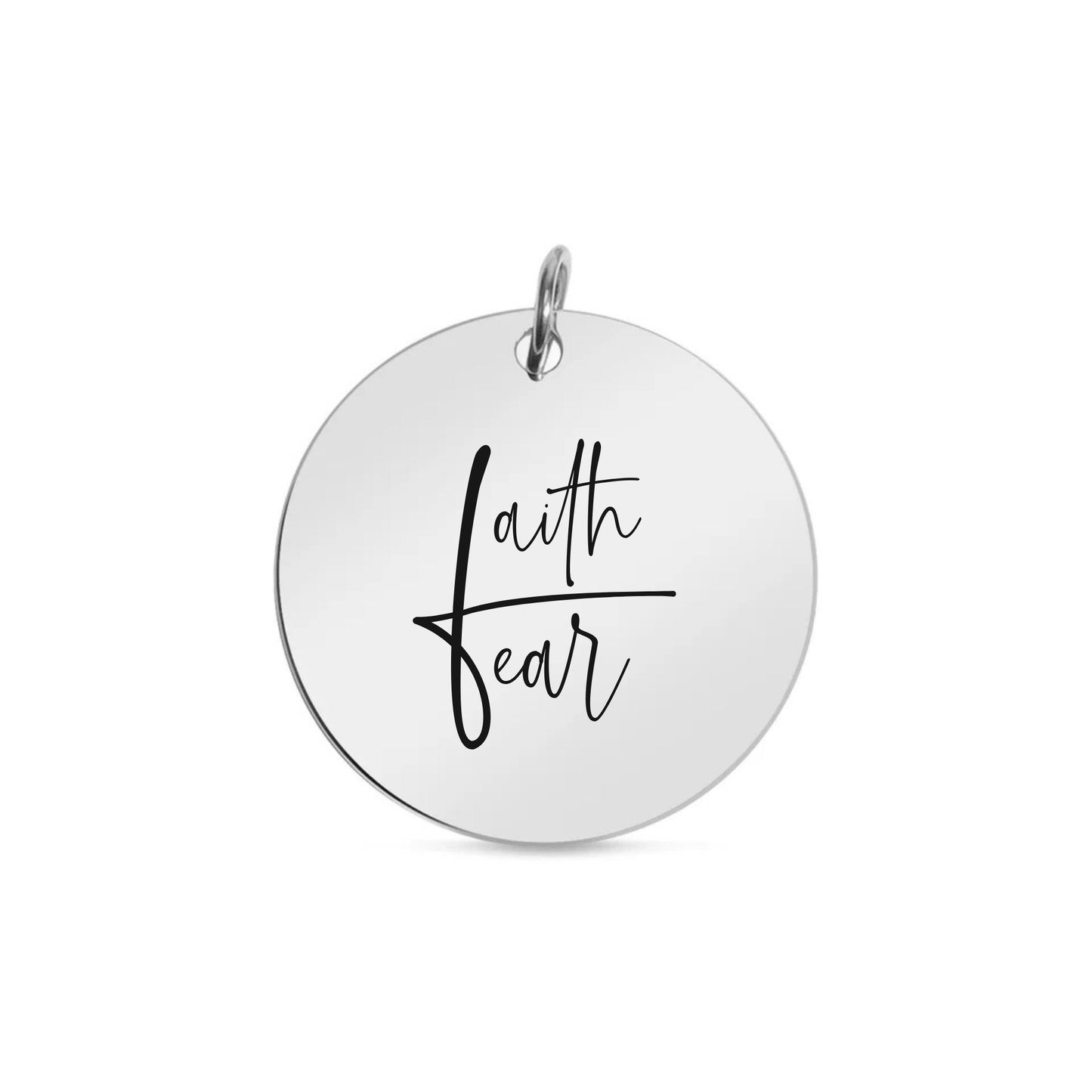 Faith Over Fear Engraved Disc