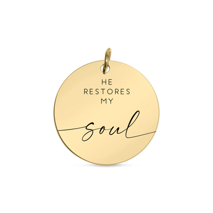 He Restores My Soul Engraved Disc