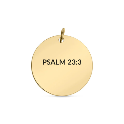 He Restores My Soul Engraved Disc