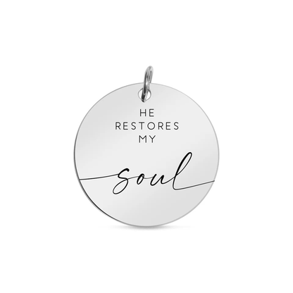 He Restores My Soul Engraved Disc