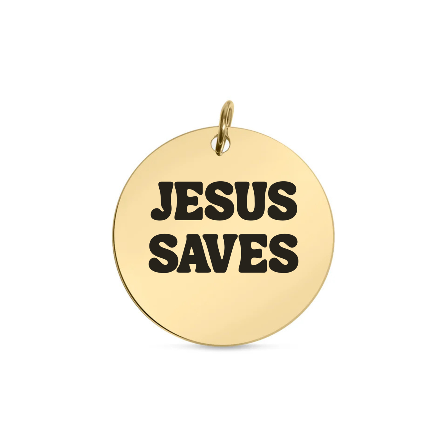 JESUS SAVES Engraved Disc
