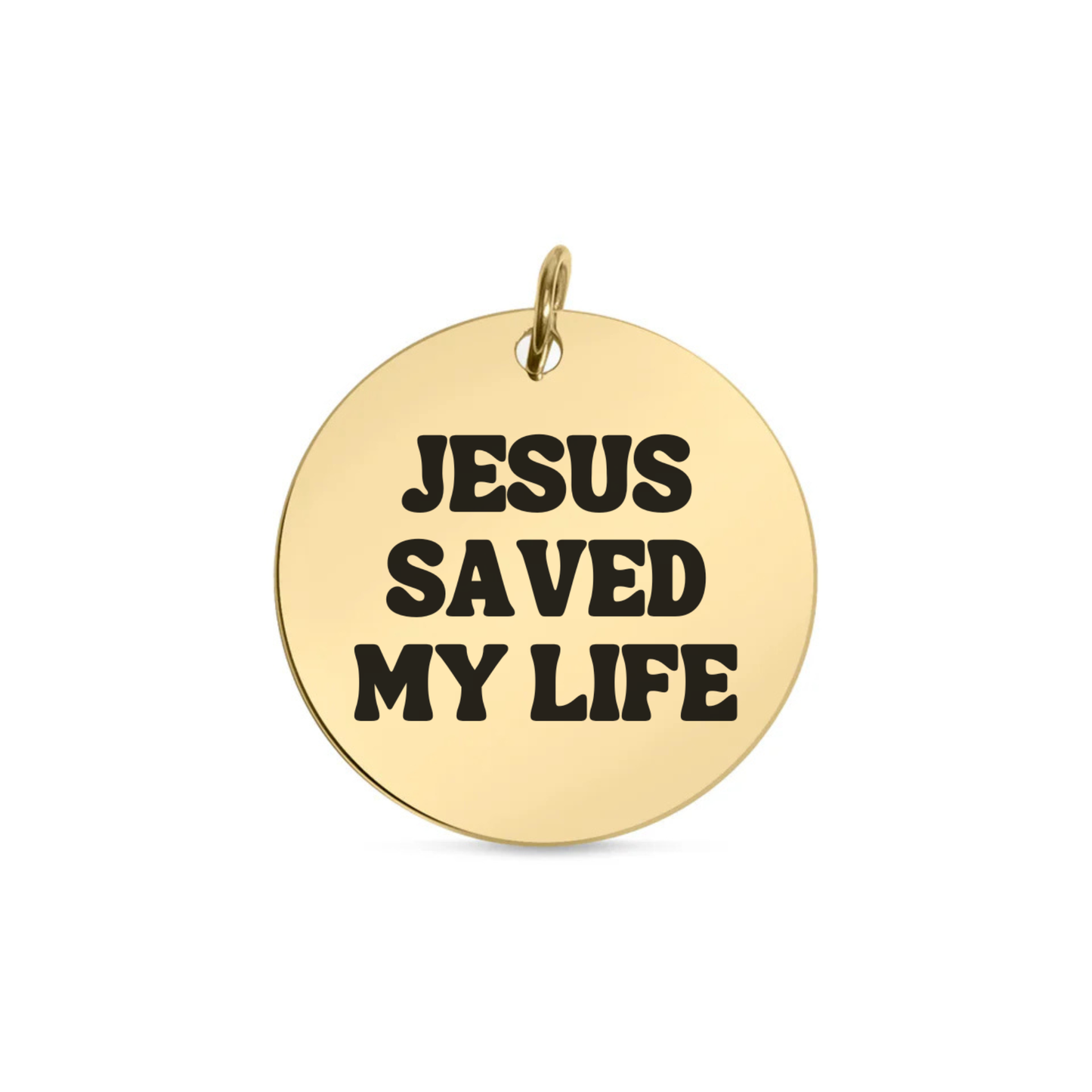 JESUS SAVES Engraved Disc