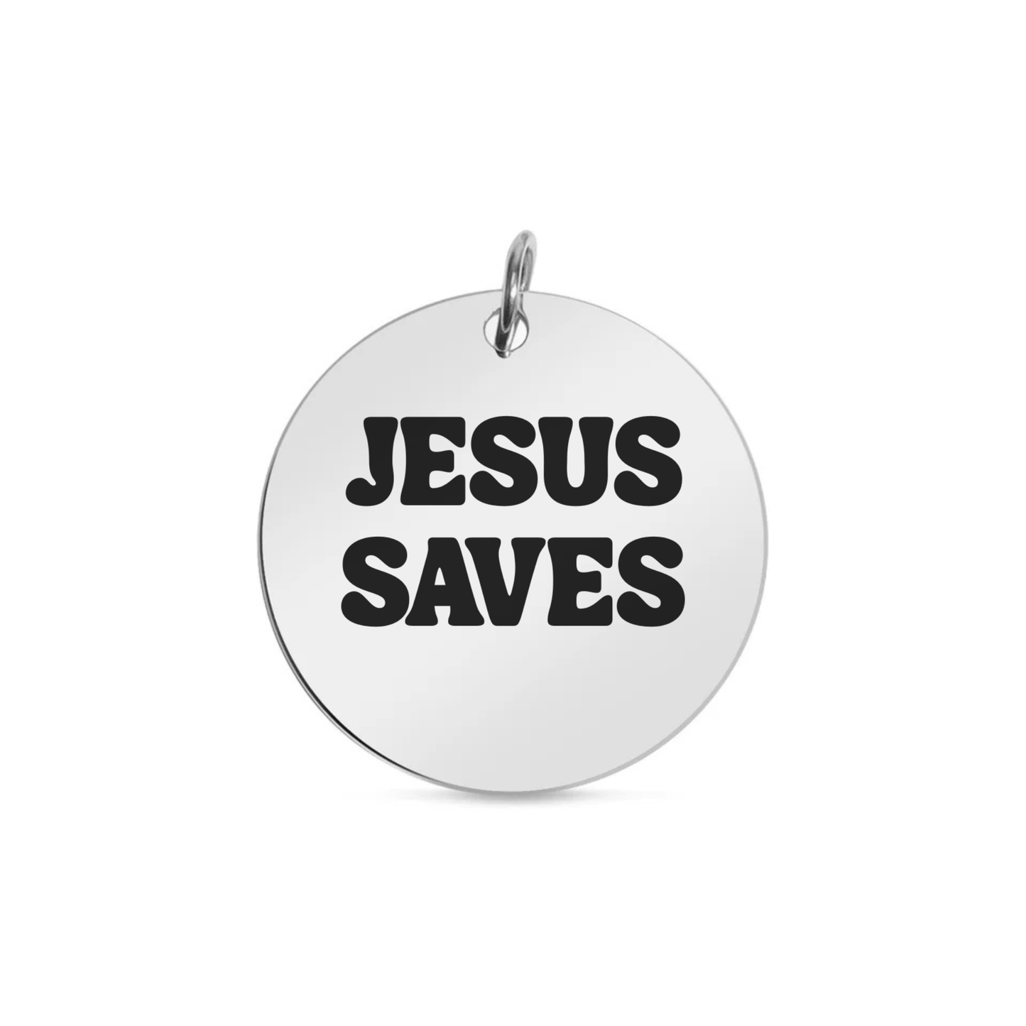 JESUS SAVES Engraved Disc