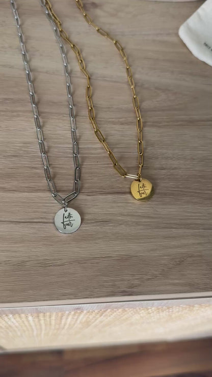 FAITH OVER FEAR Necklace